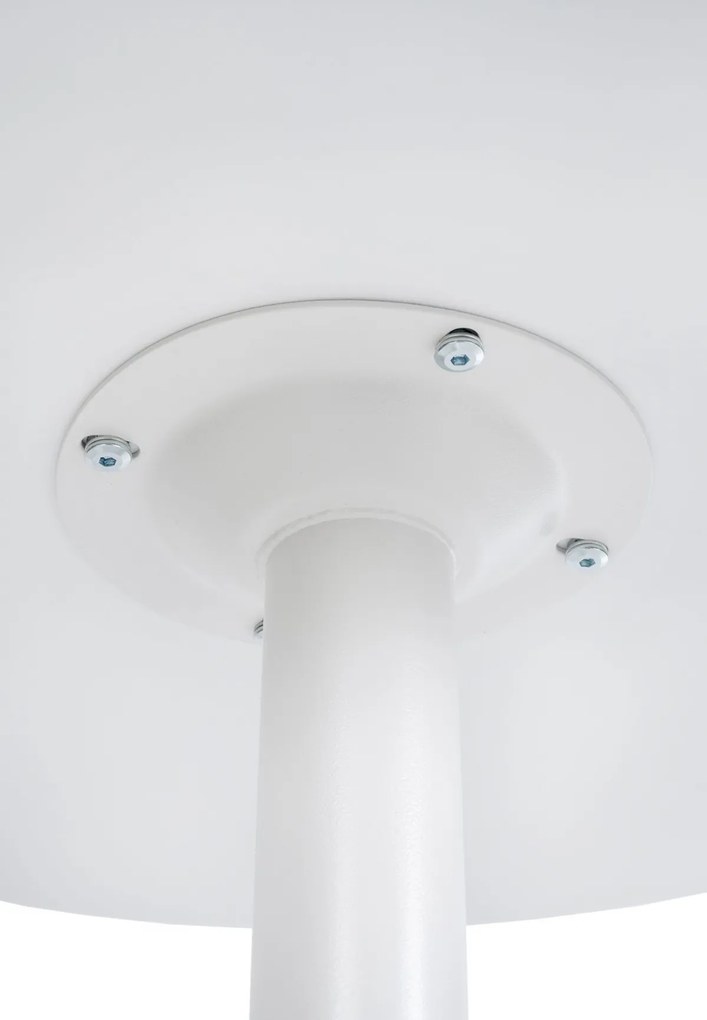 Barový stôl okrúhly DS25199, biely / rám biely - v108 x Ø60 cm