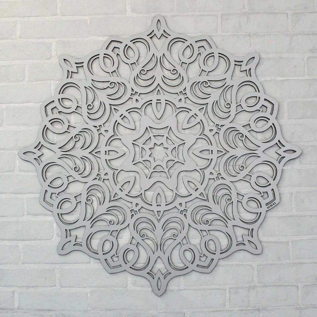 DUBLEZ | Geometrická mandala na stenu z dreva