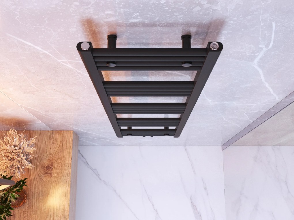 Gamma Erga Simple, vykurovacie teleso 1400x400 mm, 469 W, čierna, ERG-LAV-SIMP-14040-BK