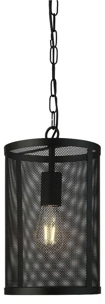 Searchlight 2481BK - Luster na reťazi FISHNET 1xE27/60W/230V čierna