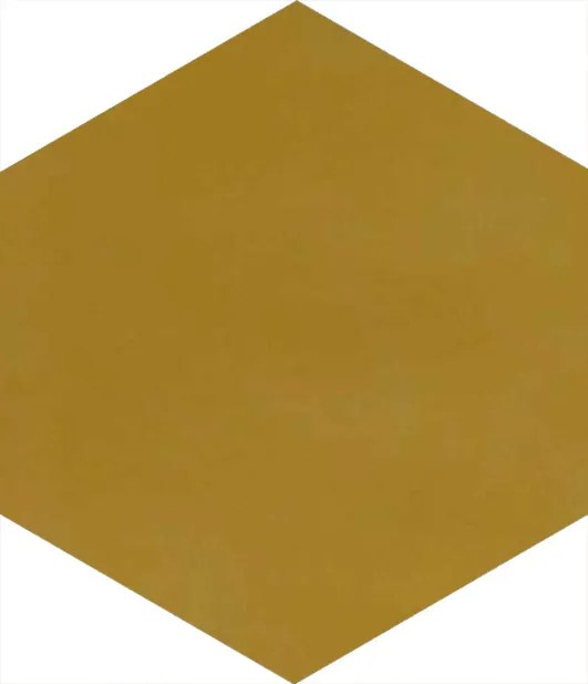 Cementová dlažba Hexa M15 - Farba: kurkuma | Articima