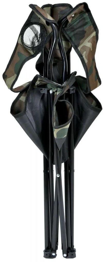 Skladacia rybárska stolička camo