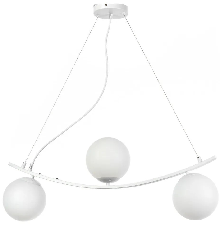 ONLI - Luster na lanku TRIO 3xE14/6W/230V biela