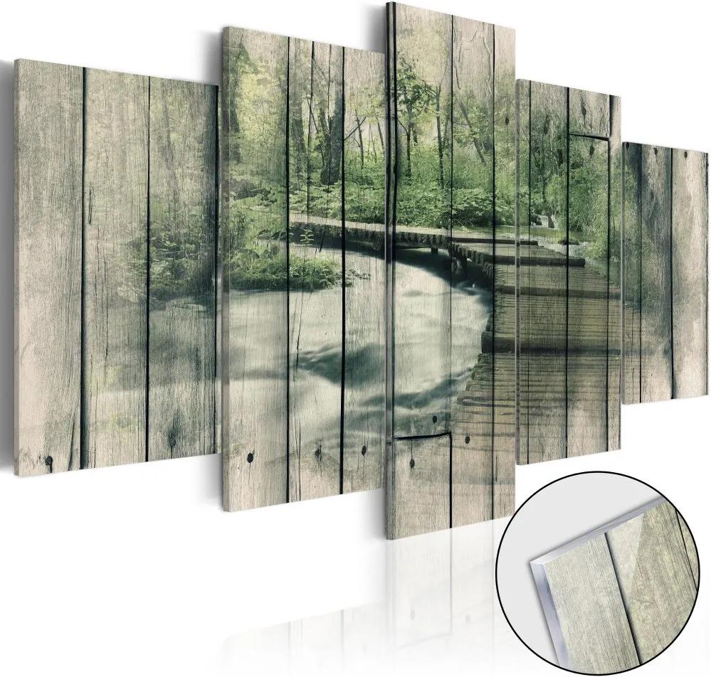 Obraz na skle Bimago - The River of Secrets 100x50 cm