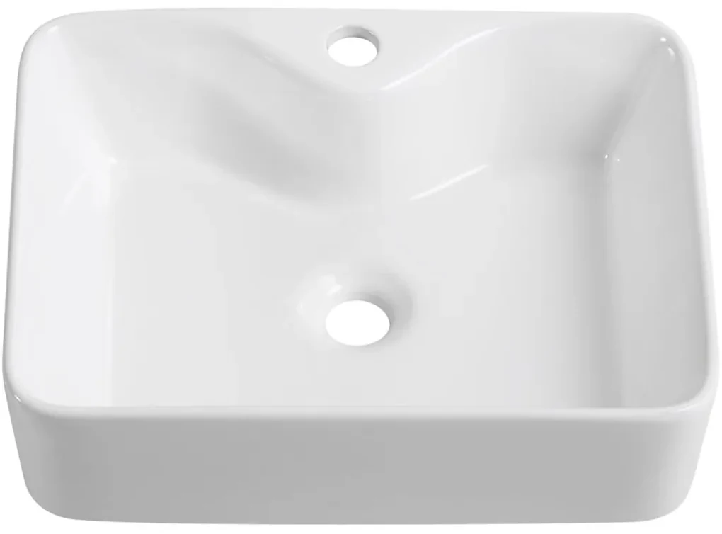 Cerano Lorenzo, keramické umývadlo na dosku 490x380x135 mm, biela lesklá, CER-CER-417167