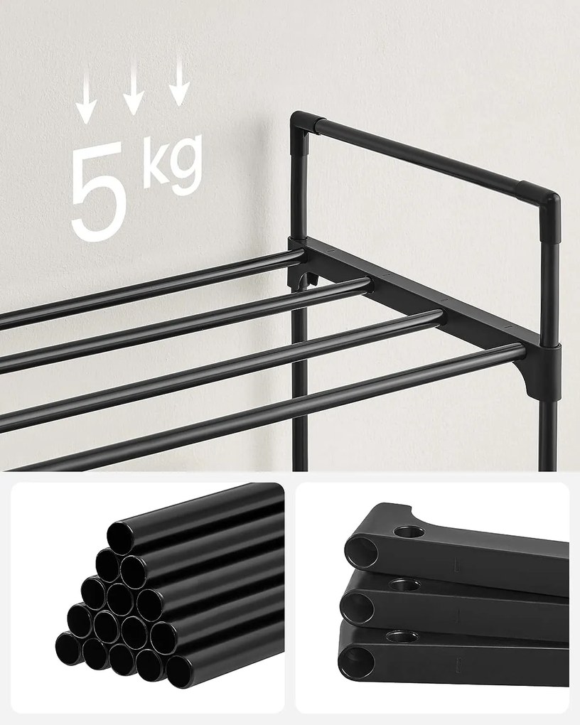 Botník Clarna 92 cm černý