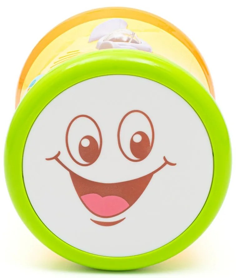 Baby Mix Obojstranný dynamický bubon, žltý