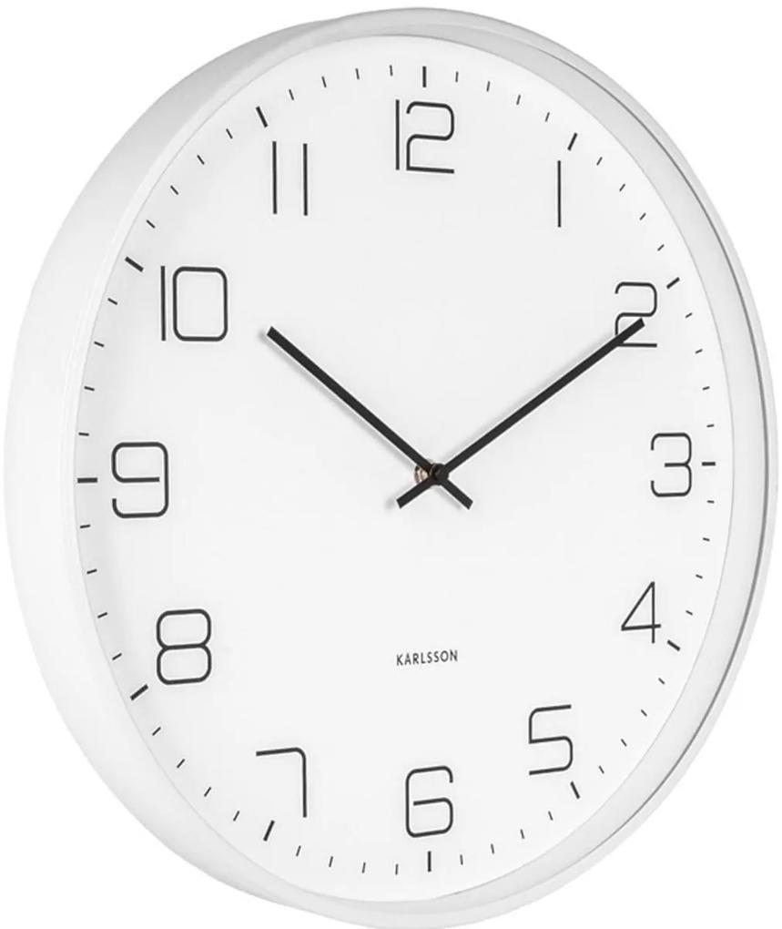 Dizajnové nástenné hodiny Karlsson 5751WH