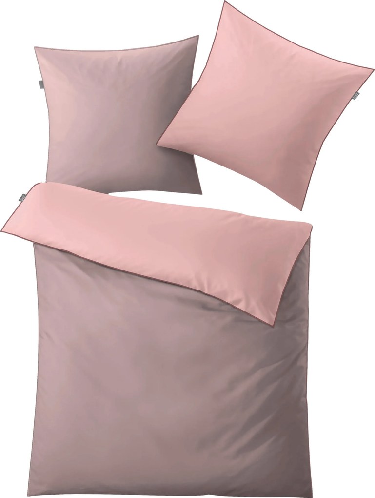 XXXLutz OBOJSTRANNÁ POSTEĽNÁ BIELIZEŇ, makosatén, ružová, 135/200 cm Kleine Wolke - Online Only bytové doplnky - 003342187901