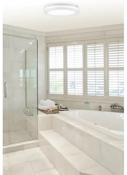 Top Light - LED kúpeľňové stropné svietidlo COMET LED/40W/230V IP54 biele pr. 40 cm