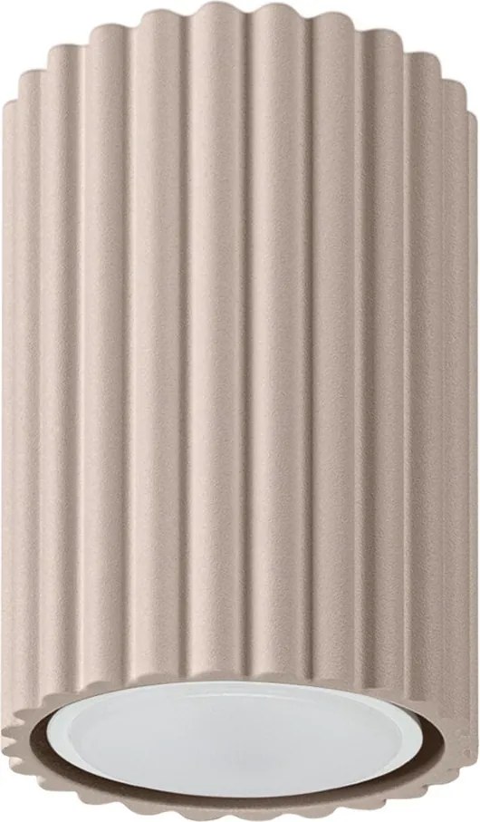 Taupe kovové bodové svietidlo ø 6,5 cm Gleam – Sollux