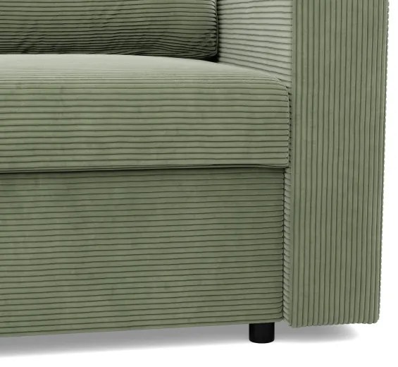 Rohová rozkladacia sedačka NEO Poso svetlozelená