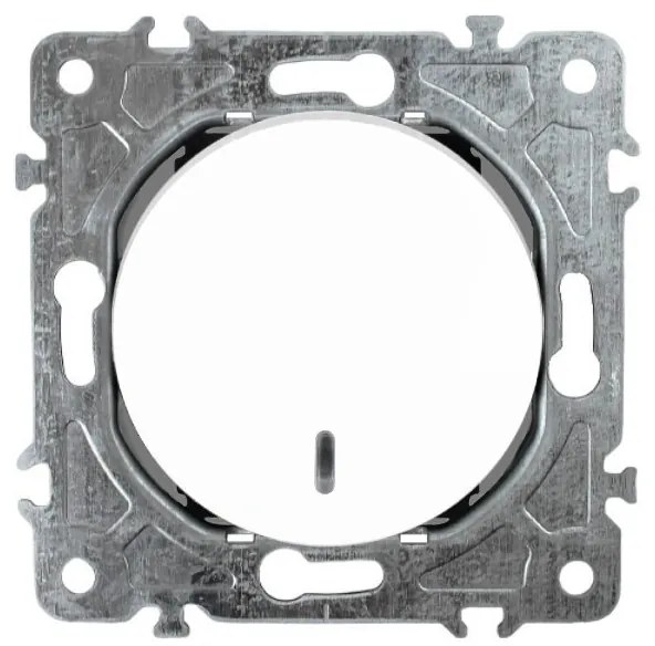 Elhard Okrúhle tlačidlo Rondo č.1/0So s LED indikátorom, biele RD1082W