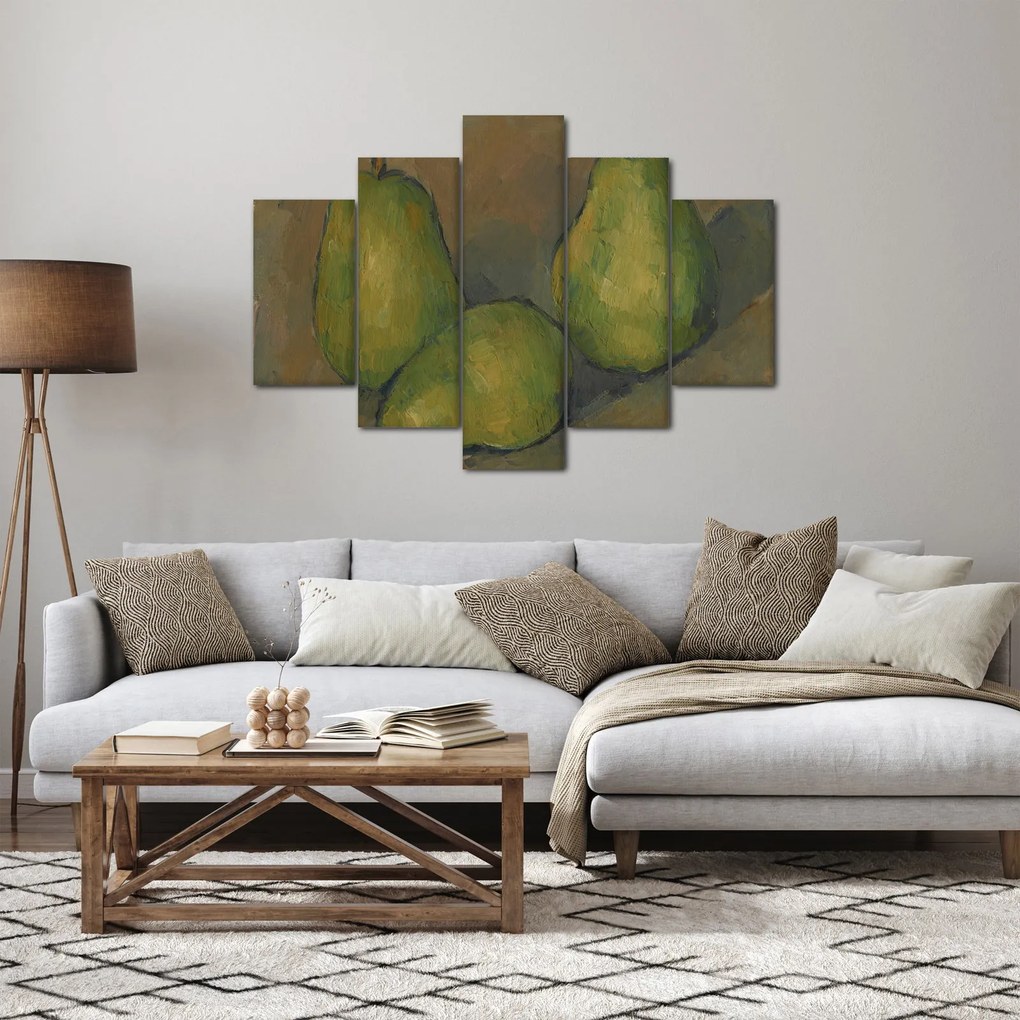 Obraz - Paul Cézanne, Three Pears, reprodukcia (150x105 cm)