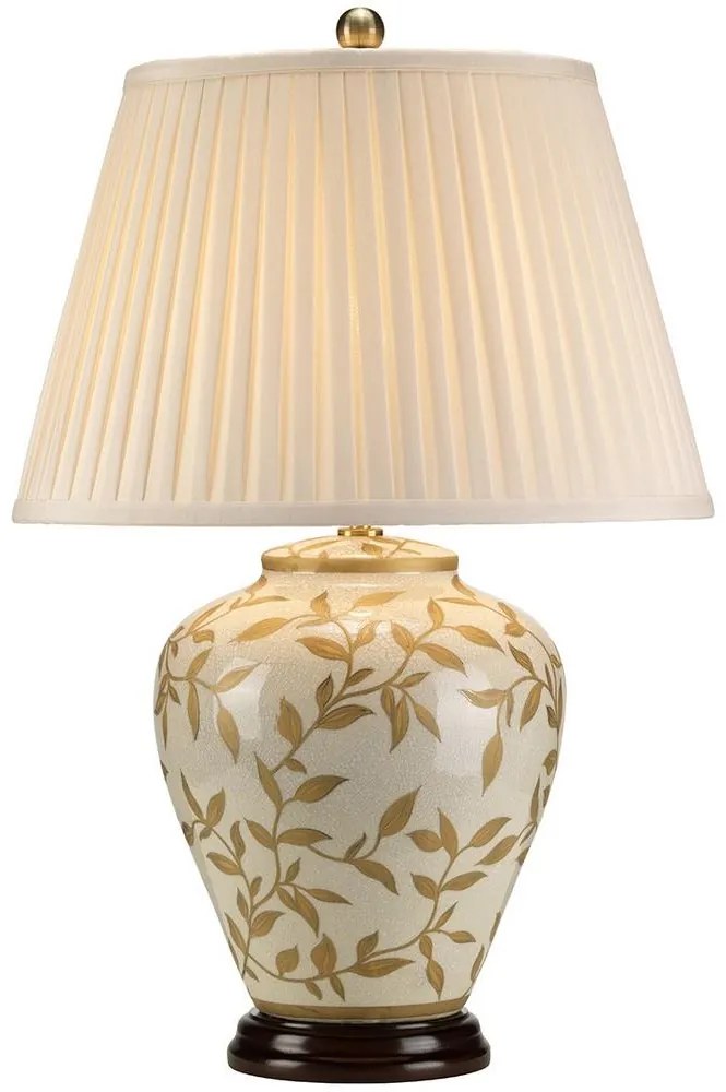 Elstead - Stolná lampa LEAVES 1xE27/60W/230V