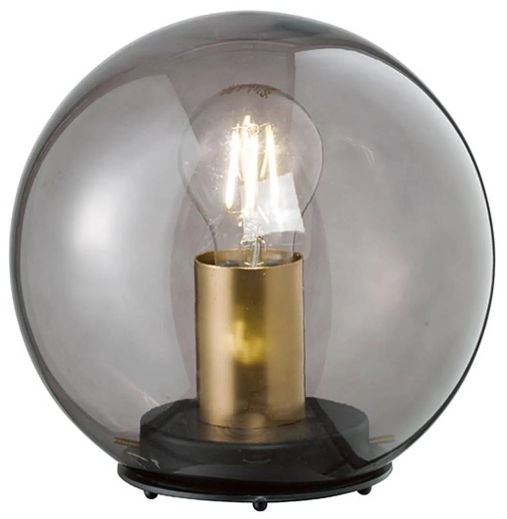 Stolná lampa Dini s guľovým tienidlom zo skla 30cm