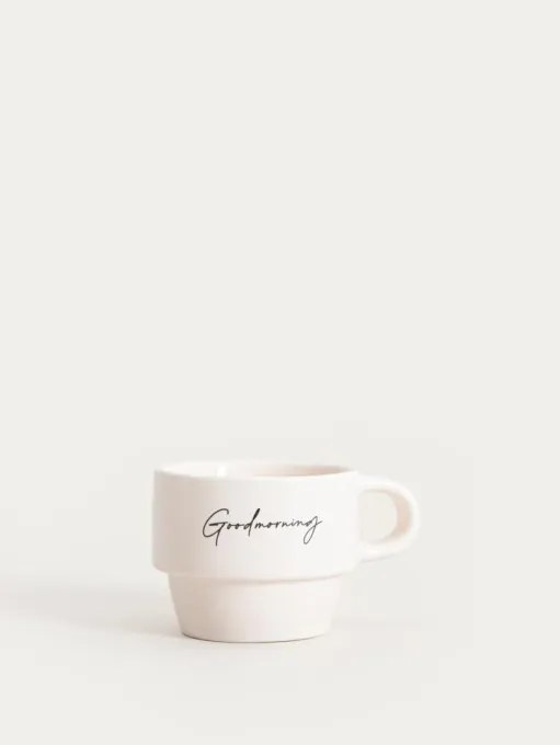 Sada štyroch hrnčekov VITI s nápismi 772344 (4 ks)