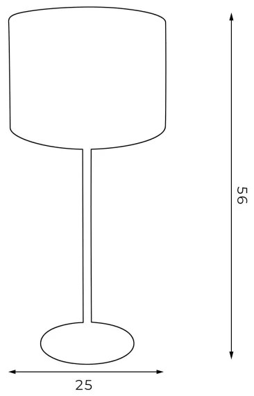 Stolná lampa ARDEN 1xE27/60W/230V pr. 25 cm zelená/zlatá