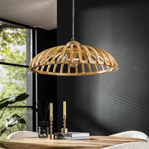 Luster 74-01 Ø75cm Span Drevo Mango - Komfort-nábytok