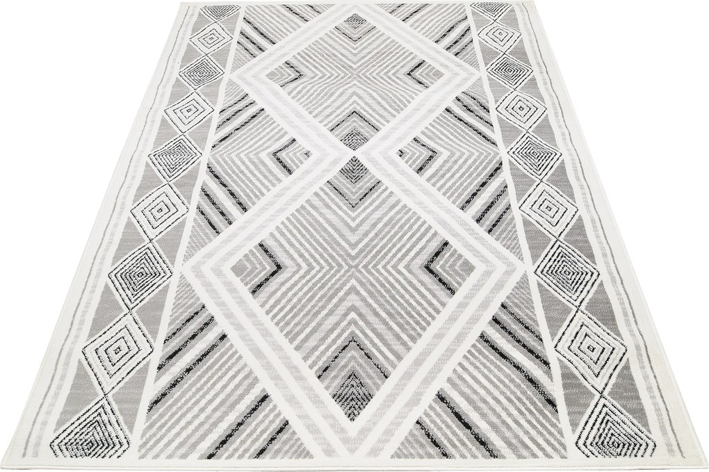 TA Koberec 6340A KRÉMOVÁ / L.GRAY GRACE Rozmer: 120x170 cm