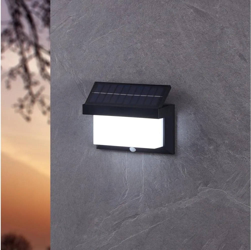 Eglo 48968- LED Solárne nástenné svietidlo so senzorom UTRERA LED/3,84W/3,7V IP44