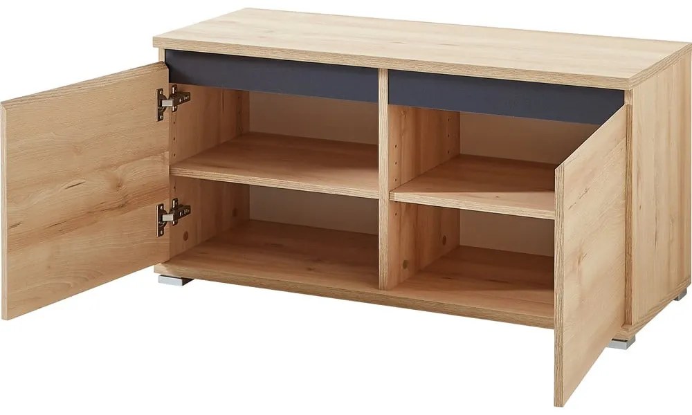 Skrinka na topánky v dekore buka s lavicou Lissabon - Germania