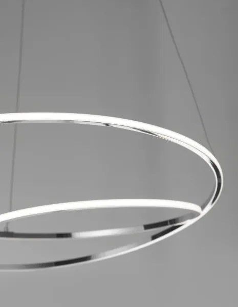 LED luster Viareggio 56 Chrome