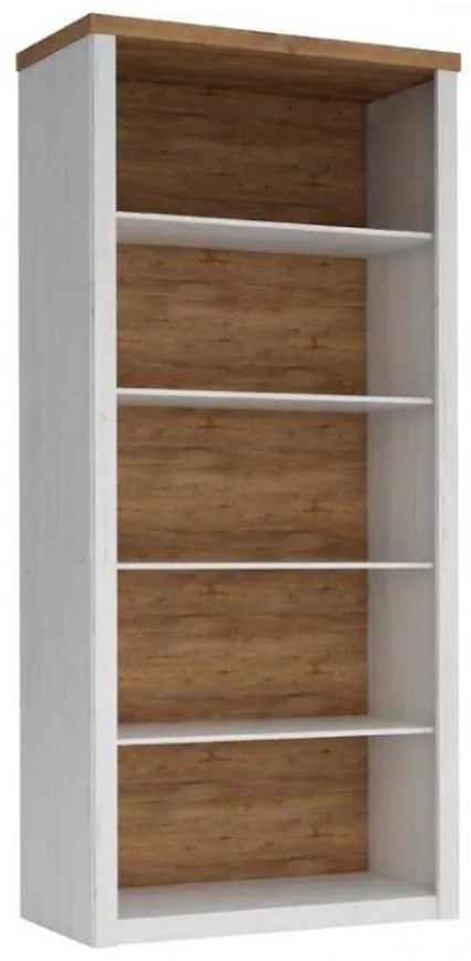 Regál Prowansja R3 borovica andersen/dub lefkas