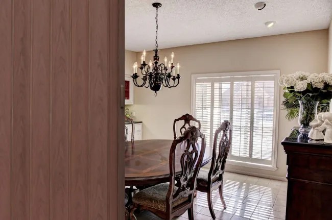 Skladacie dvere 001P hnedé 90 cm