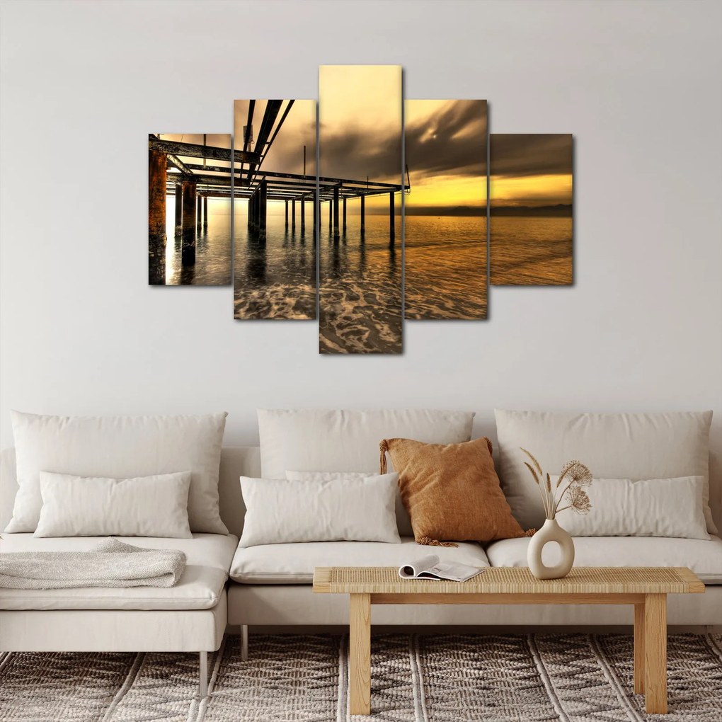 Obraz - Architektúra pri pobreží (150x105 cm)