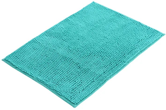 BISK Erga, kúpeľňová predložka 60x40 cm, model 6, modrá, ERG-07896