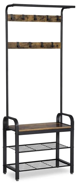 Vešiakový stojan s botníkom HSR40B