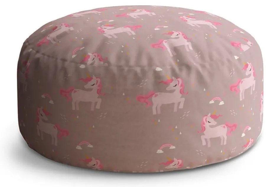 Taburet Circle poník, béžová