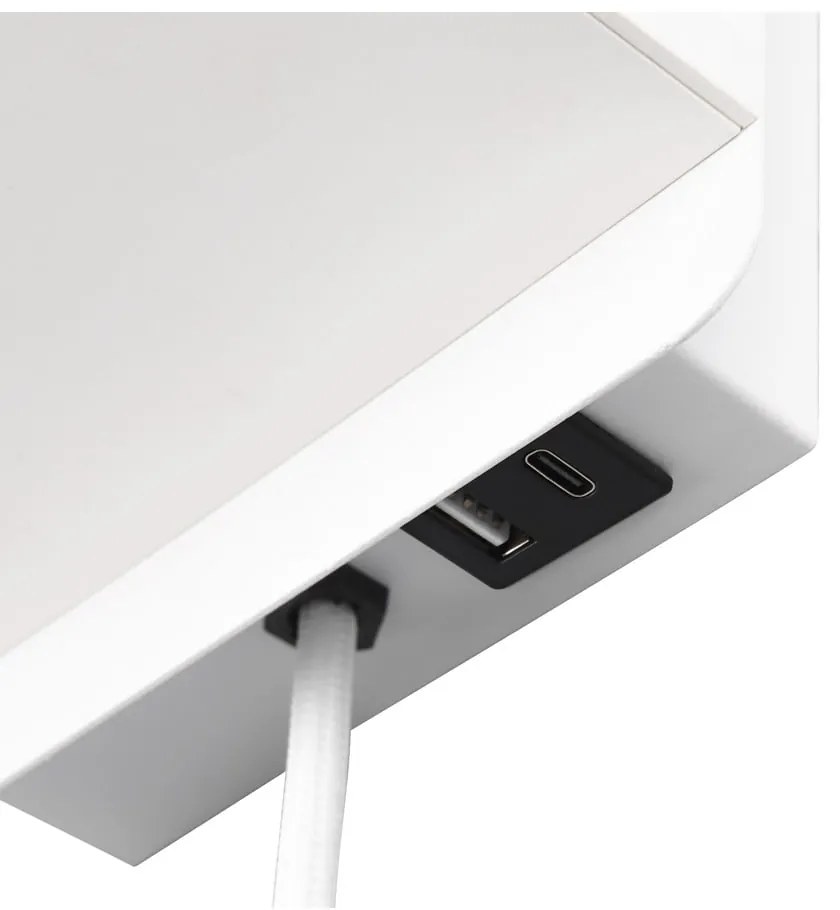 Biele nástenné svietidlo Comfort – Trio