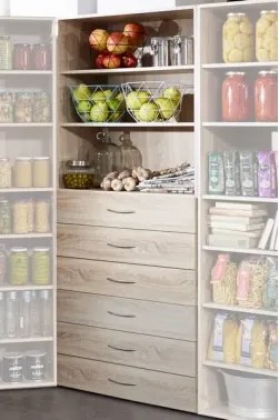 Úložný regál Multiraum, 80 cm, dub sonoma%