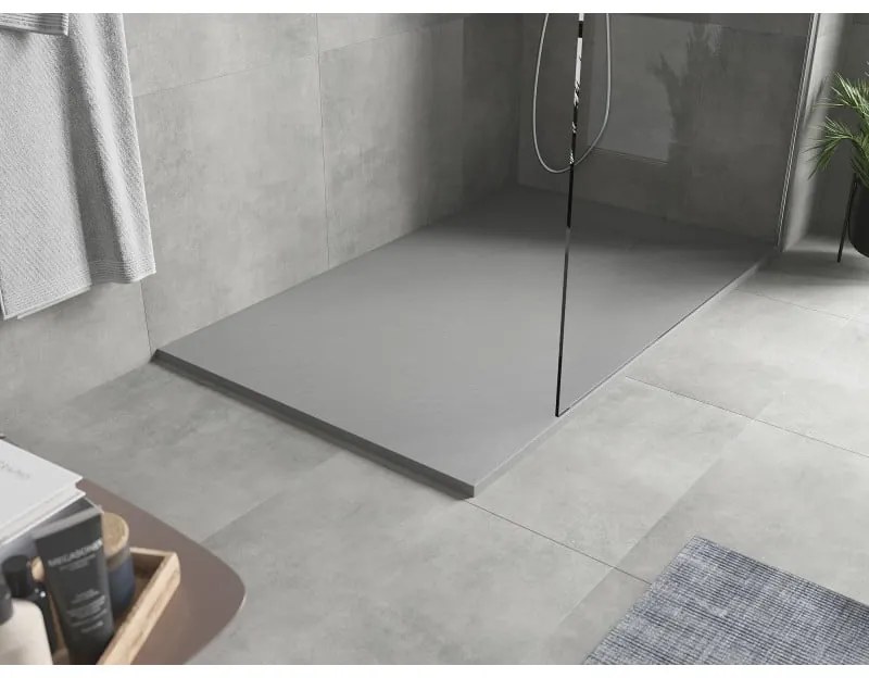 Mexen Hugo, SMC obdĺžniková sprchová vanička 140 x 90 cm, šedá, 42619014