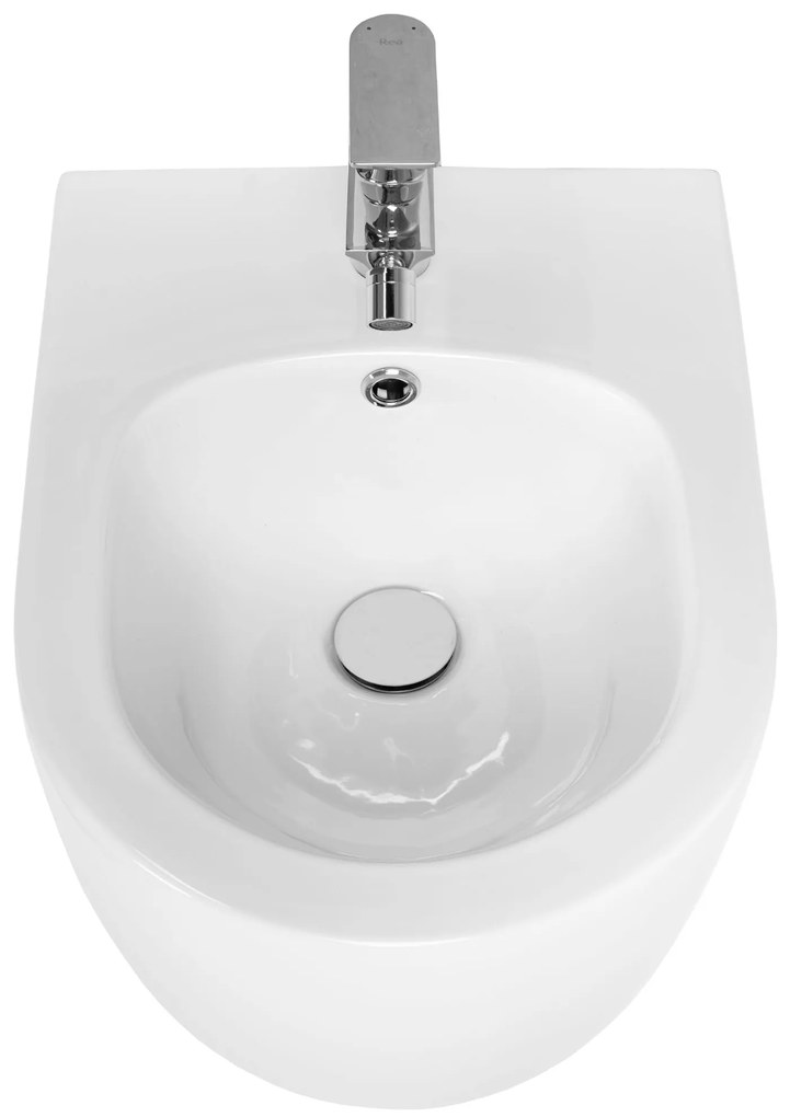 Rea Olivier, závesný bidet 50x36x30 cm, biela, REA-C6501
