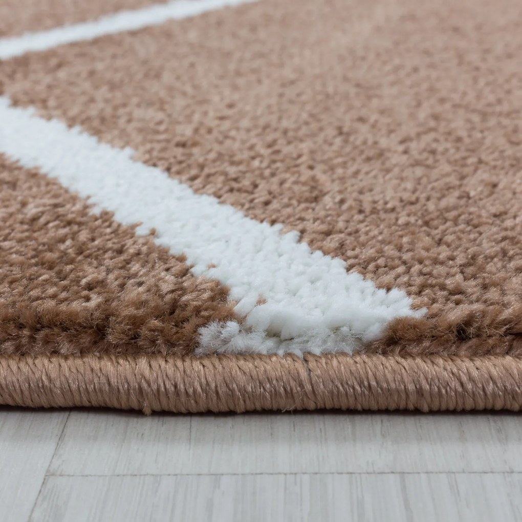 Ayyildiz, Kusový koberec Rio 4602 copper, 80x250, hnedá, kancelária