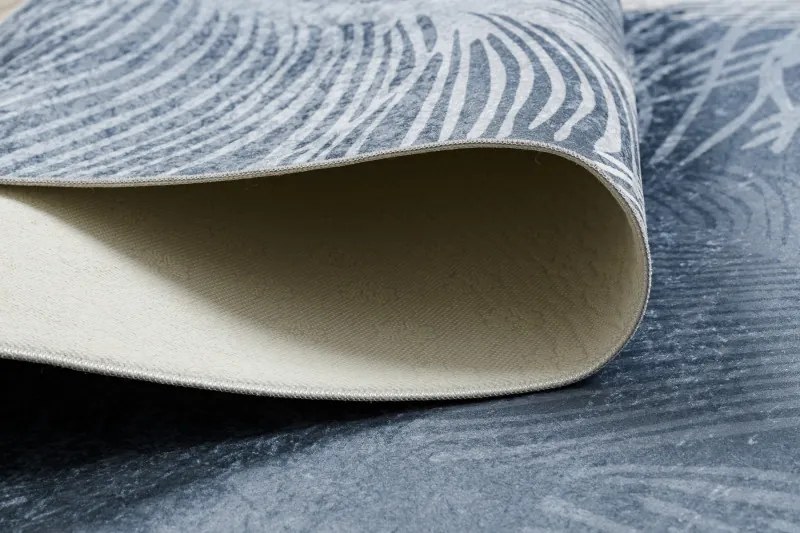 Dywany Łuszczów, Kusový koberec ANDRE Feathers 1148, 80x150, modrá, chodba / predsieň