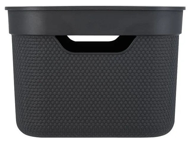 Plastový úložný box s vekom Deco - Rotho