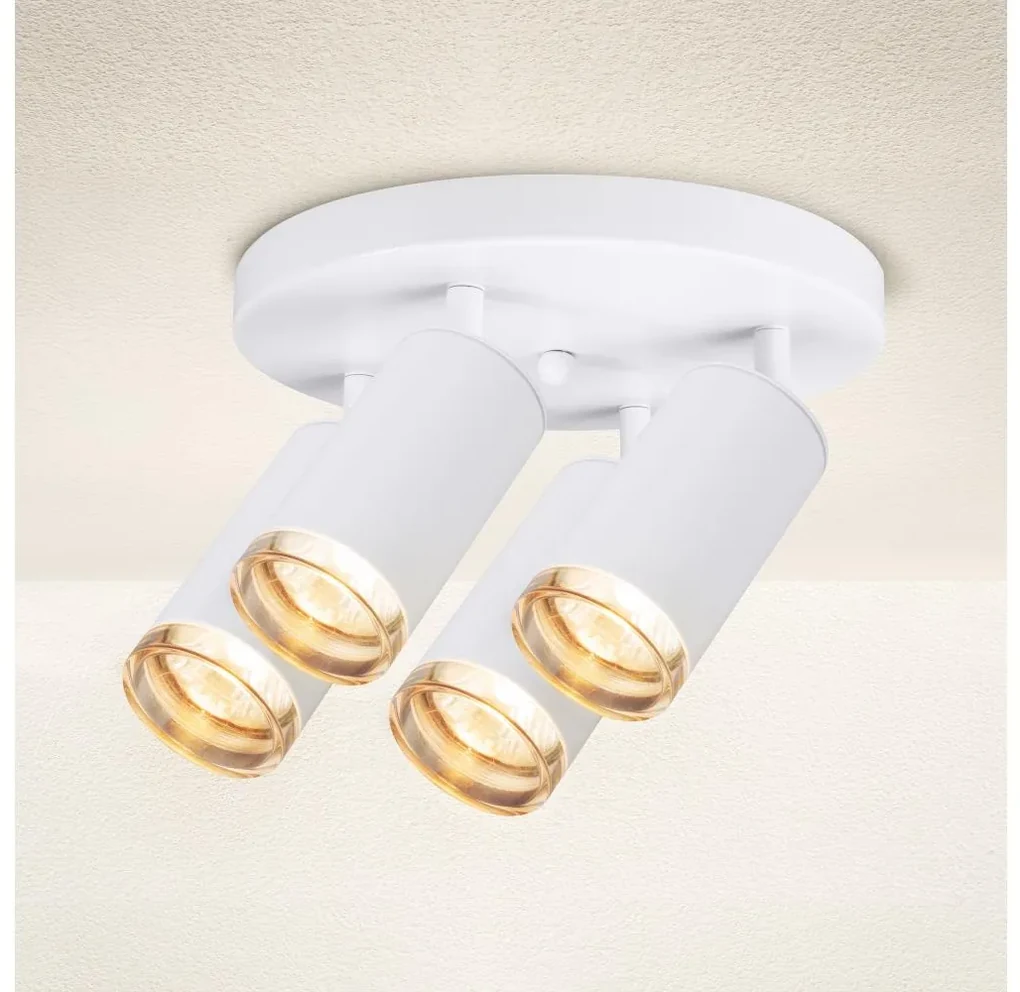 Brilagi - Kúpeľňové bodové svietidlo SELE AQUA 4xGU10/30W/230V IP44 biela BG1658