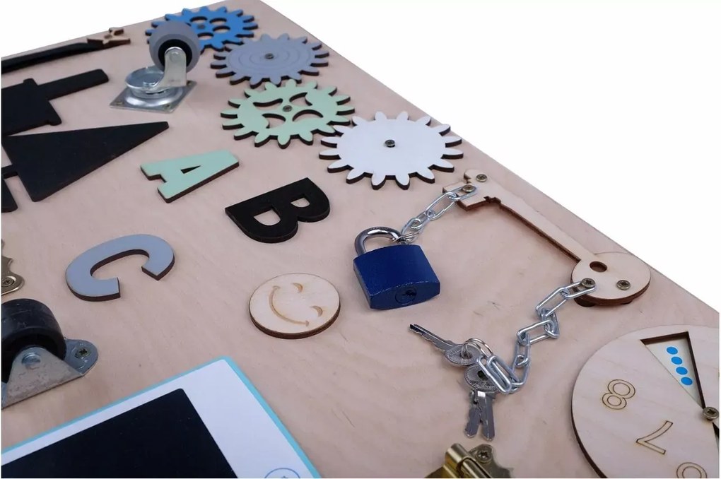 Interaktívna detská tabuľa - 75x50 cm - prírodná - typ 2