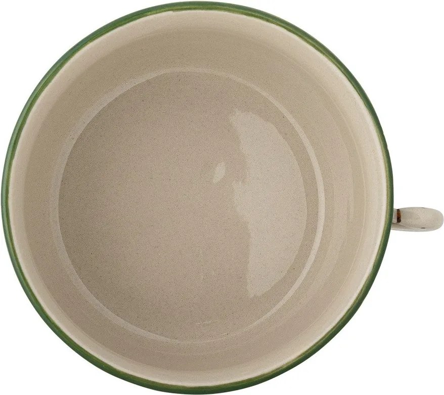Zelená kameninová polievková miska 460 ml Hezha – Bloomingville