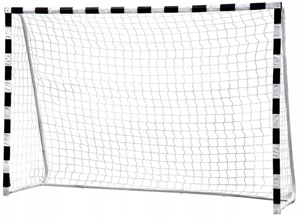 Futbalová tréningová bránka so sieťou 180x120 cm, čiernobiela, MultiGarden