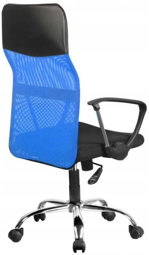 Otočná stolička Nemo čierno-modrá