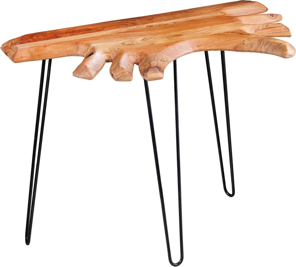 Dizajnová konzola Jax 104 cm akácia