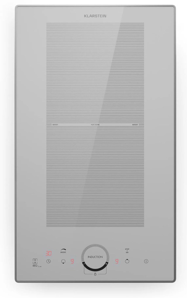 Klarstein Delicatessa Domino Prime, vstavaná indukčná varná doska, 2 zóny, 3500 W