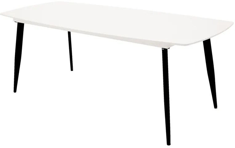 Polar jedálenský stôl 240x100 cm (biela/čierna)