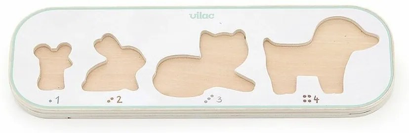 Vilac Vkladacie puzzle Učím sa počítať zvieratkáSarah Betz