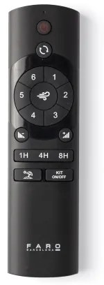 FARO 34276WT-11L - Stropný ventilátor KLIM L 1xE27/15W/230V orech/čierny pr.150c